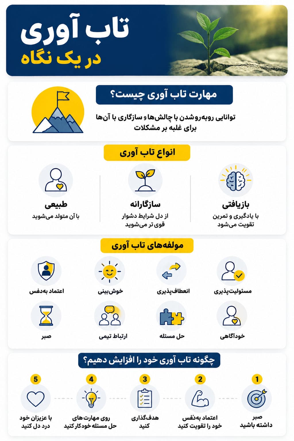 اینفوگرافیک تاب آوری